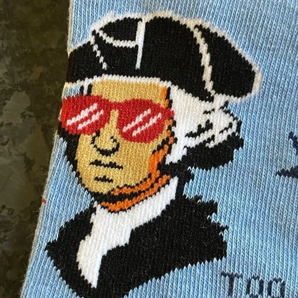 OohYeah George Socks Too Cool For British Rule USA Patriotic Womens 5 -10 NWT
